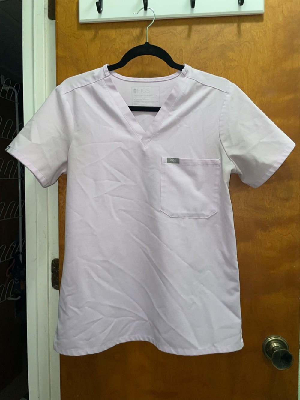 Small FIGS Lavender Haze Catarina Scrub Top